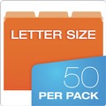 Office Jansan | Pendaflex 42338 Ready-Tab 1/3-Cut Assorted Tabs Reinforced Letter File Folders - Assorted File Folder Colors (50/Pack) image number 6