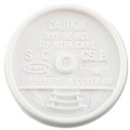 Cups and Lids | Dart 8UL Sip Thru Lids for 6 - 10 oz. Cups - White (1000-Piece/Carton) image number 1