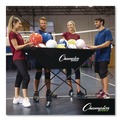 Utility Carts | Champion Sports VCPRO 23 in. x 55 in. x 41 in. Pro Collapsible Volleyball Cart - Black image number 8