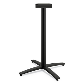 OFFICE DESKS AND WORKSTATIONS | HON HBTTX42L.P6P Between Seated Height X-Base for 42 in. Table Tops - Black Mica