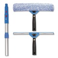 Cleaning Tools | Gritt Commercial GRI1376F143PK Pro Window Washing Kit with Squeegee, Washer and 6 ft Telescopic Pole, 14-in Wide, 3/Kit image number 7