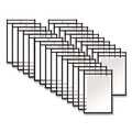 Office Jansan | C-Line 46069 Super Heavy-Duty Top Load 6 in. x 9 in. Insert Stitched Shop Ticket Holders - Clear Front, Black Border (25/Box) image number 0