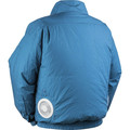 Heated Jackets | Makita DFJ304Z 18V LXT Li-Ion Cotton Fan Jacket (Jacket Only) image number 2