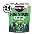 Snacks | Jack Link's 017082016355 0.5 oz. Mini Savory Herb Stick - Turkey (24/Carton) image number 1