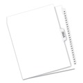 Office Jansan | Avery 11372 11 in. x 8.5 in. 26-Tab Preprinted Legal Exhibit Side 26 to 50 Tab Index Dividers - White (1-Set) image number 0
