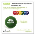 Toys | Champion Sports RXD6SET 6 in. Diameter Rhino Skin Dodge Ball Set - Assorted (6/Set) image number 3
