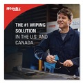 Cleaning & Janitorial Supplies | WypAll 33560 12.5 in. x 12 in. 1/4 Fold Grease and Ink Cloths Power Clean Oil - Blue (66/Box, 8 Boxes/Carton) image number 3