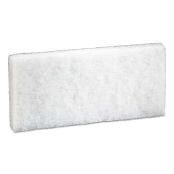 SPONGES AND SCRUBBERS | 3M 8440 Doodlebug 10 in. x 4.63 in. Scrub Pads - White (20/Carton)