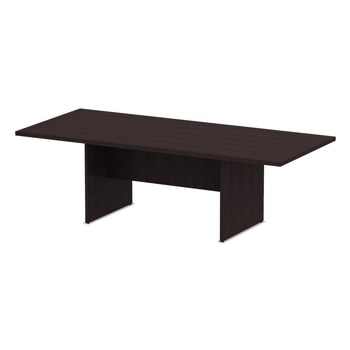 Alera ALEVA719642ES 94.5 in. x 41.38 in. x 29.5 in. Valencia Series Rectangular Conference Table - Espresso