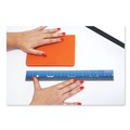 Rulers & Yardsticks | Victor EZ12SBL Easy Read 12.5 in. Long Standard/Metric Stainless Steel Ruler - Blue image number 6