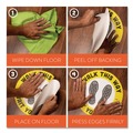 Floor Signs | Tabbies 79061 BeSafe Messaging 12 in. Floor Decals - Green/White (6/Pack) image number 7