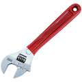 Klein Tools D507-10 10 in. Extra Capacity Adjustable Wrench - Transparent Red Handle image number 7
