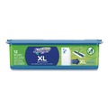 Office Jansan | Swiffer 74471 16.5 x 9 Max/XL Wet Refill Cloths - White (6/Carton) image number 1