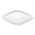 Bowls and Plates | Dart C2464BDL 8.5 in. x 8.5 in. x 0.5 in. PresentaBowls Pro Square Plastic Lids for 24 oz. to 32 oz. Bowls - Clear (63/Bag, 4 Bags/Carton) image number 0