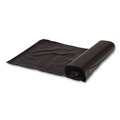 Trash Bags | Inteplast Group S404812K 45 gal. 12 microns 40 in. x 48 in. High-Density Interleaved Commercial Can Liners - Black (250/Carton) image number 1
