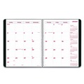 Calendars & Planners | Brownline CB1200V.BLK 8.88 x 7.13 DuraFlex 14-Month (Dec 2024-Jan 2026) Planner - Black Cover image number 1