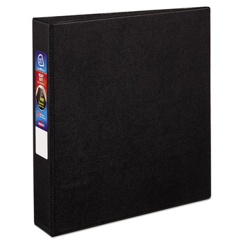 Avery 3 One Touch EZD Rings 1.5 in. Capacity 11 in. x 8.5 in. Heavy-Duty Non-View Binder with DuraHinge - Black