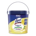 Cleaning & Janitorial Supplies | LYSOL Brand 19200-99856 6 in. x 8 in. 1-Ply Professional Disinfecting Wipe Bucket - Lemon and Lime Blossom White (2/Carton) image number 1