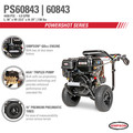 Pressure Washers | Simpson 60843 PowerShot 4400 PSI 4.0 GPM Professional Gas Pressure Washer with AAA Triplex Pump image number 8