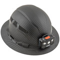 Hard Hats | Klein Tools 60347 Premium KARBN Pattern Class C, Vented, Full Brim Hard Hat with Rechargeable Lamp image number 3