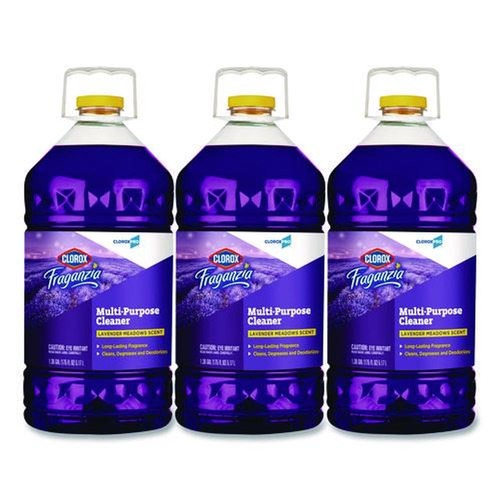 Cleaning & Janitorial Supplies | Clorox 60614CT 175 oz. Bottle CloroxPro Fraganzia Multi-Purpose Cleaner - Lavender Meadows Scent (3/Carton) image number 0