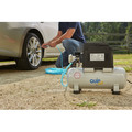 Portable Air Compressors | Quipall 2-.33 1/3 HP 2 Gallon Oil-Free Hotdog Air Compressor image number 8