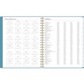 Calendars & Planners | AT-A-GLANCE 160690512 Workstyle 11 in. x 9.38 in. 12-Month (Jan to Dec) 2025 Geometric Artwork Weekly/Monthly Planner - Blue/Gold Cover image number 4