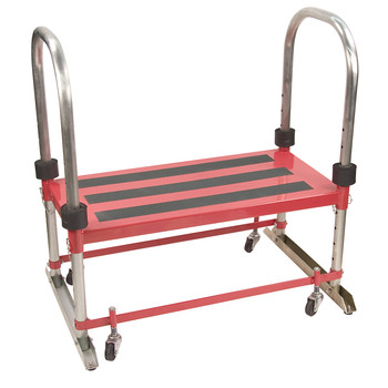 PRODUCTS | Steck 20350 Pro Step 500 lb. Capacity Heavy-Duty Stool with Retractable Wheels