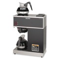 Coffee Machines | BUNN 33200.0000 2-Burner 12-Cup Pourover Coffee Brewer - Stainless Steel, Black image number 1