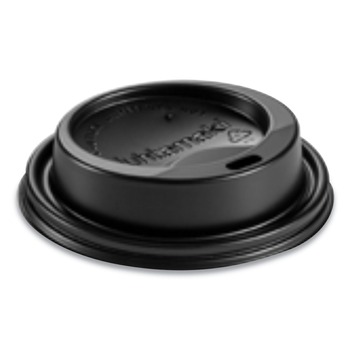 PRODUCTS | Huhtamaki 89435 Dome Sipper Lids for 8 oz. Hot Cups - Black (1000-Piece/Carton)