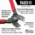 Cable and Wire Cutters | Klein Tools 63215 High-Leverage Compact Cable Cutter image number 1