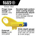 Cable Strippers | Klein Tools VDV110-261 Twisted Pair Radial Stripper image number 1