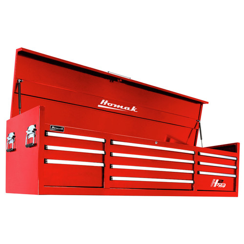 Storage Sale | Homak RD02010720 72 in. H2Pro Series 10 Drawer Top Chest (Red) image number 0