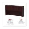  | Alera ALEVA286615MY 64.75 in. x 15 in. x 35.38 in. Valencia Series 4-Compartment Hutch with Doors - Mahogany image number 7