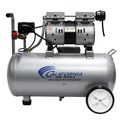 Portable Air Compressors | California Air Tools 8010 1 HP 8 Gallon Ultra Quiet and Oil-Free Steel Tank Wheelbarrow Air Compressor image number 0