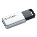 Office Electronics & Batteries | Verbatim 70057 128 GB Store 'n' Go Secure Pro USB Flash Drive with AES 256 Encryption - Silver image number 2
