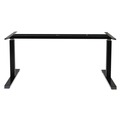  | Alera ALEHTPN1B 59.06 in. x 28.35 in. x 26.18 in. to 39.57 in. AdaptivErgo Sit-Stand Pneumatic Height-Adjustable Table Base - Black image number 6