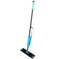 Mops | Impact T0022-01 Mopster 2.0 16.25 in. x 3.25 in. Blue Microfiber Head 57 in. Black Aluminum Handle Microfiber Bucketless Mop image number 0