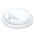 Office Filing Cabinets & Shelves | SOLO TLP316-0007 Traveler Cappuccino Style Dome Lid for 10 oz. to 24 oz. Cups - White (100/Pack, 10 Packs/Carton) image number 0