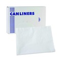 Office Jansan | Boardwalk H7658EWK 38 in. x 58 in. 60 gal. 0.7 mil Linear Low Density Industrial Can Liners - White (100/Carton) image number 0
