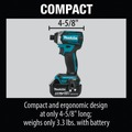 Clearance Center | Makita XT453T 18V LXT Brushless Lithium-Ion Cordless 4-Pc. Combo Kit with 2 Batteries (5 Ah) image number 10