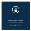 Breakroom Supplies | FLAVIA 25200000 13.6 in. x 13 in. x 4.4 in. 8-Compartment Small Merchandiser - Black image number 3
