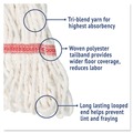 Cleaning & Janitorial Supplies | Boardwalk BWK503WHCT 5 in. Super Loop Cotton/Synthetic Fiber Wet Mop Head - Large, White (12/Carton) image number 7
