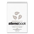 Notebooks & Pads | Roaring Spring 12274 6 in. x 9 in. Gray 80-Sheets Gregg Rule EnviroShades Steno Pad - White Cover (24/Carton) image number 1