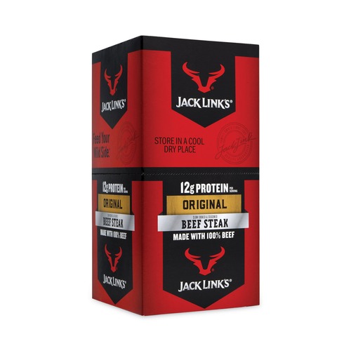 Snacks | Jack Link's 2027 1 oz. Beef Steak - Original (12/Box) image number 0
