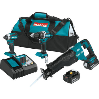 Makita XT328M 18V LXT 4.0 Ah Cordless Lithium-Ion Brushless 3 Pc Combo Kit Makita XT328M 18V LXT 4.0 Ah Cordless Lithium-Ion Brushless 3 Pc Combo Kit