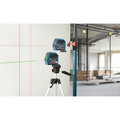 Rotary Lasers | Bosch GLL 100 GX Green Beam Self-Leveling Cordless Cross-Line Laser image number 9
