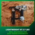 Influencers | Metabo HPT N3804A5M 18-Gauge Narrow Crown Pro Finish Stapler image number 4