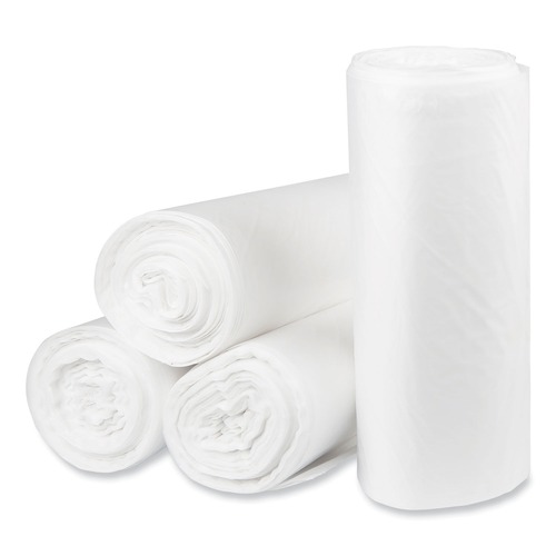 Trash Bags | Pitt Plastics PCRL3750SHN 37 in. x 50 in. 1.35 mil 44 gal. Eco Strong Plus Can Liners - Natural (100/Carton) image number 0
