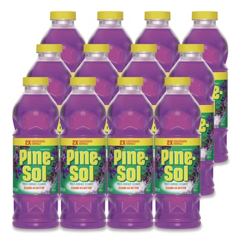 Pine-Sol 24 oz. Bottle Concentrated Multi-Surface Cleaner - Lavender Clean (12/Carton)
